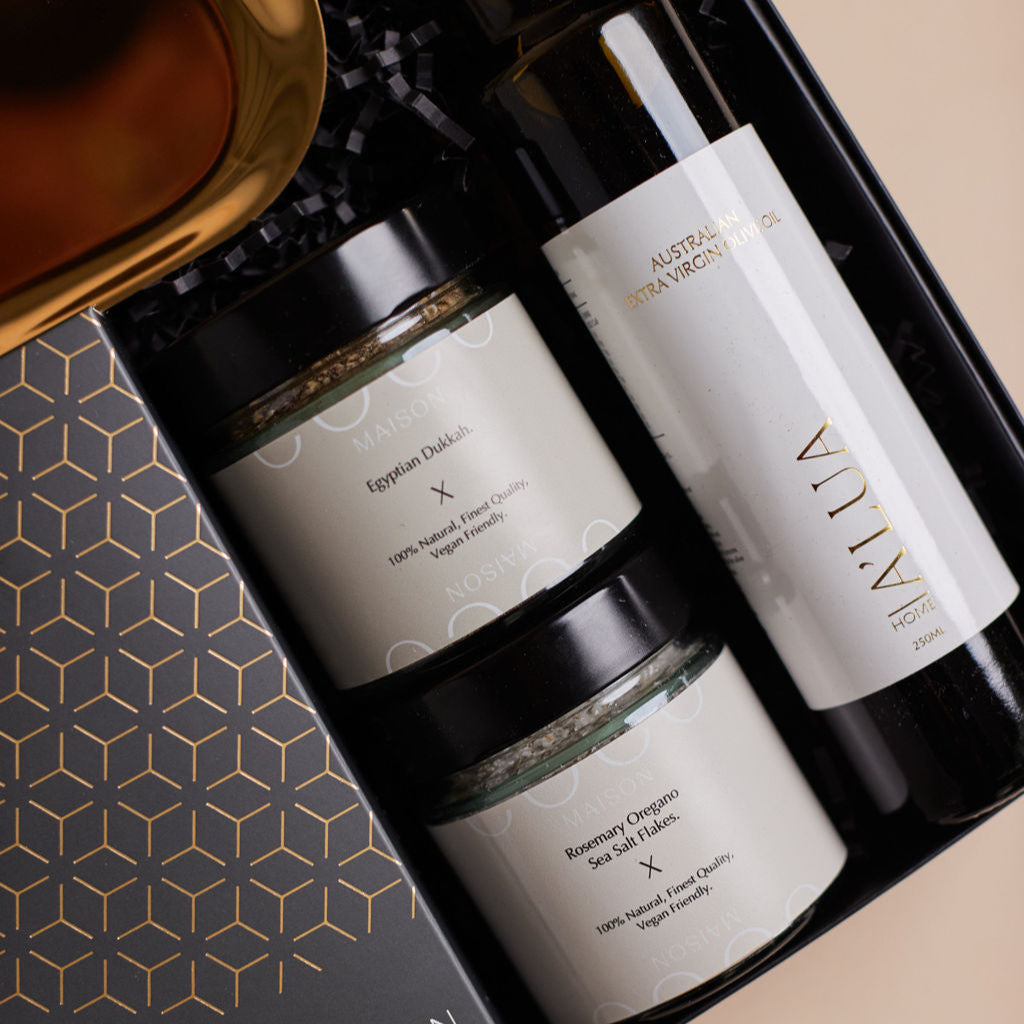 The Foodie by Parcelle – luxury hamper with artisan crackers, Egyptian dukkah, Australian olive oil — Australia‑wide delivery