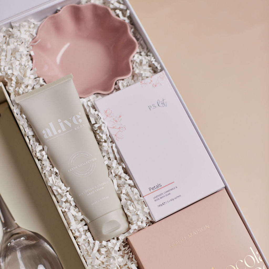 Girls Night In by Parcelle – luxury hamper with signature presentation, gourmet inclusions — Australia‑wide delivery