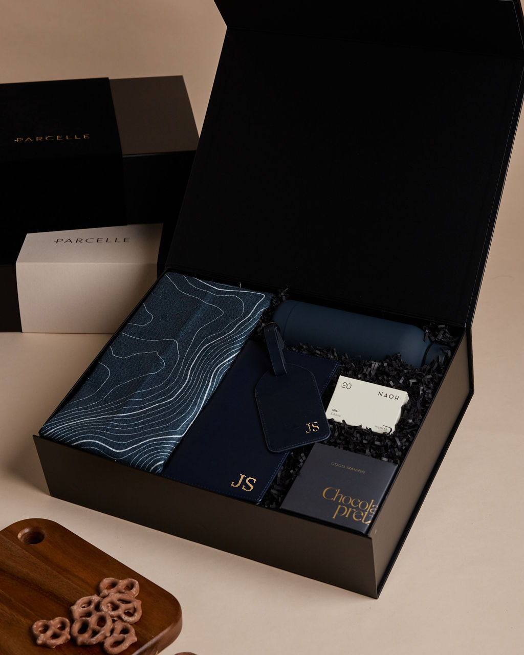 The Traveller by Parcelle – luxury hamper with signature presentation, gourmet inclusions — Australia‑wide delivery