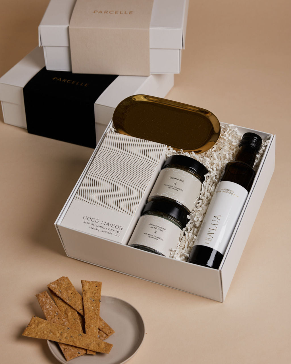 The Mezze by Parcelle – luxury hamper with signature presentation, gourmet inclusions — Australia‑wide delivery
