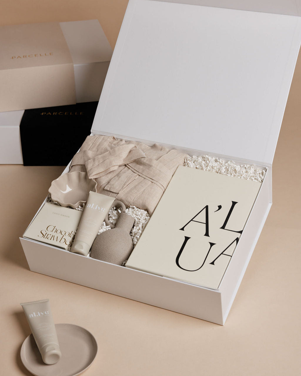 Relax & Unwind by Parcelle – luxury hamper with signature presentation, gourmet inclusions — Australia‑wide delivery