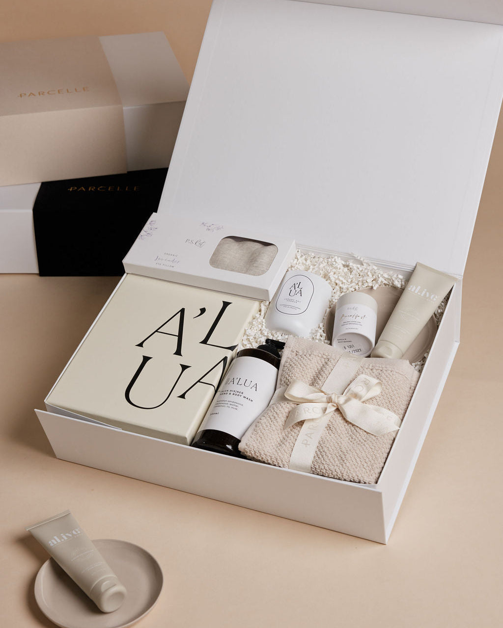 The Day Spa by Parcelle – luxury hamper with signature presentation, gourmet inclusions — Australia‑wide delivery