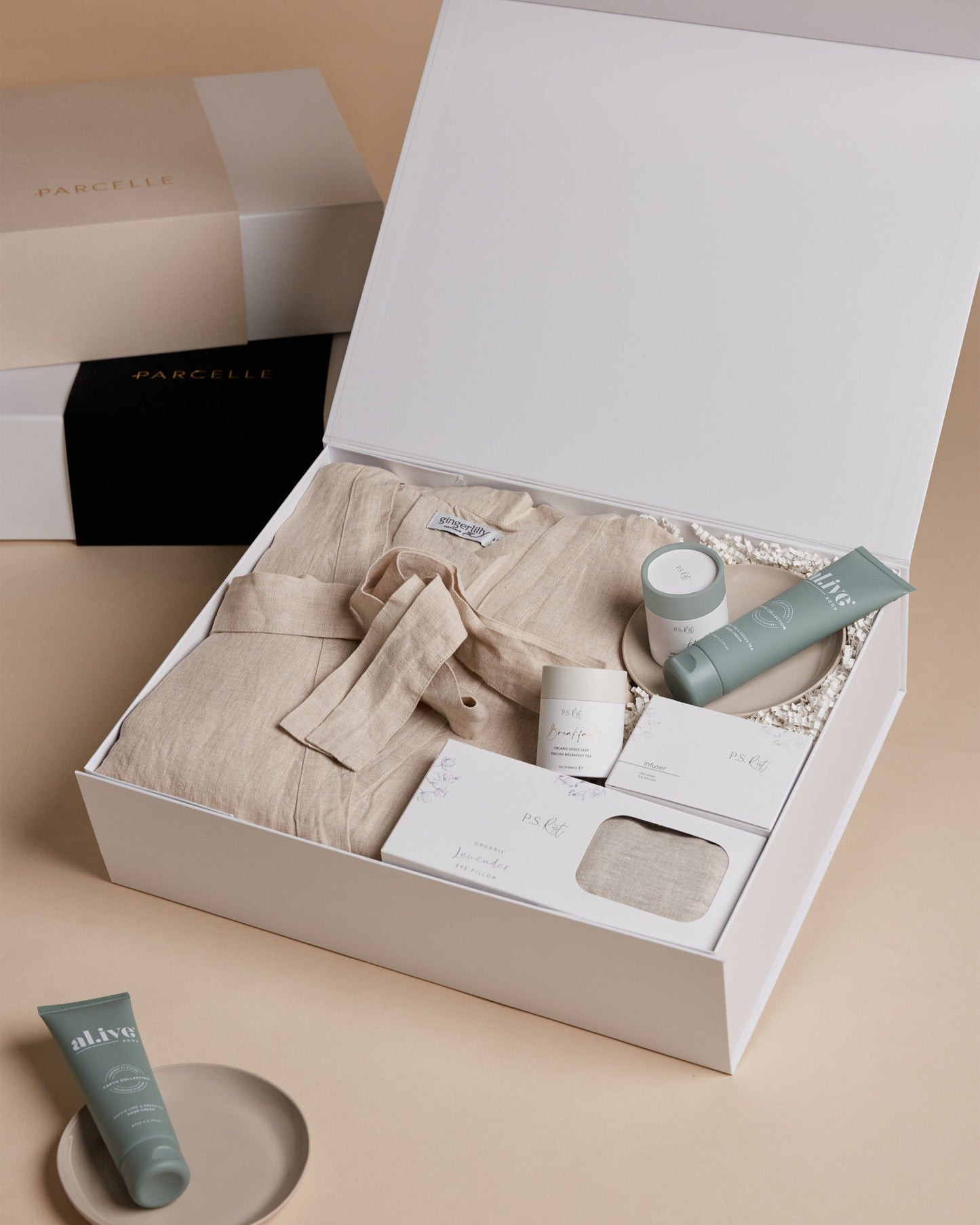 Wellness Wishes by Parcelle – luxury hamper with signature presentation, gourmet inclusions — Australia‑wide delivery