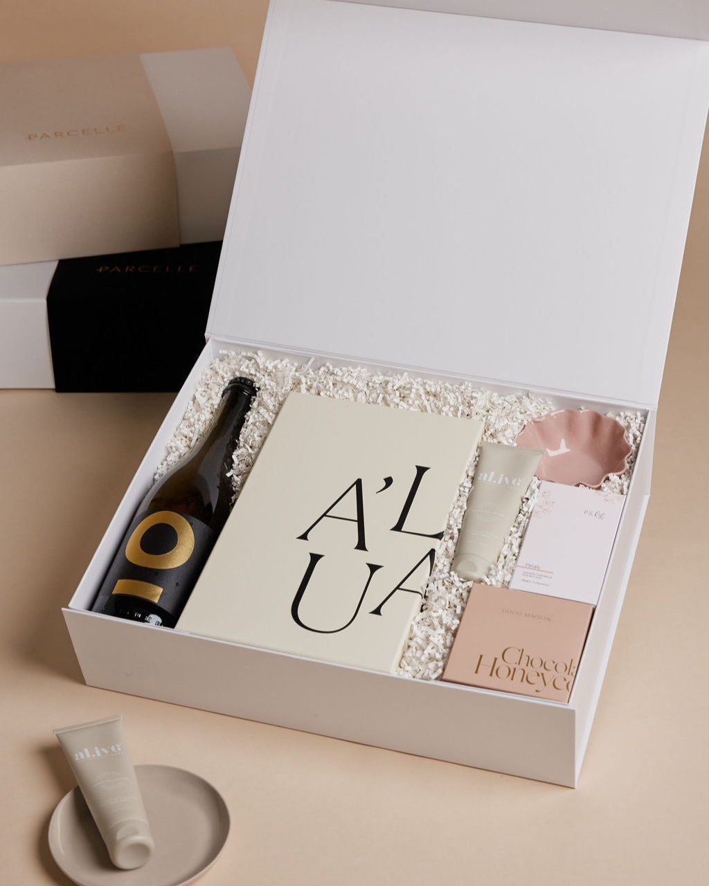 Girls Night In by Parcelle – luxury hamper with signature presentation, gourmet inclusions — Australia‑wide delivery