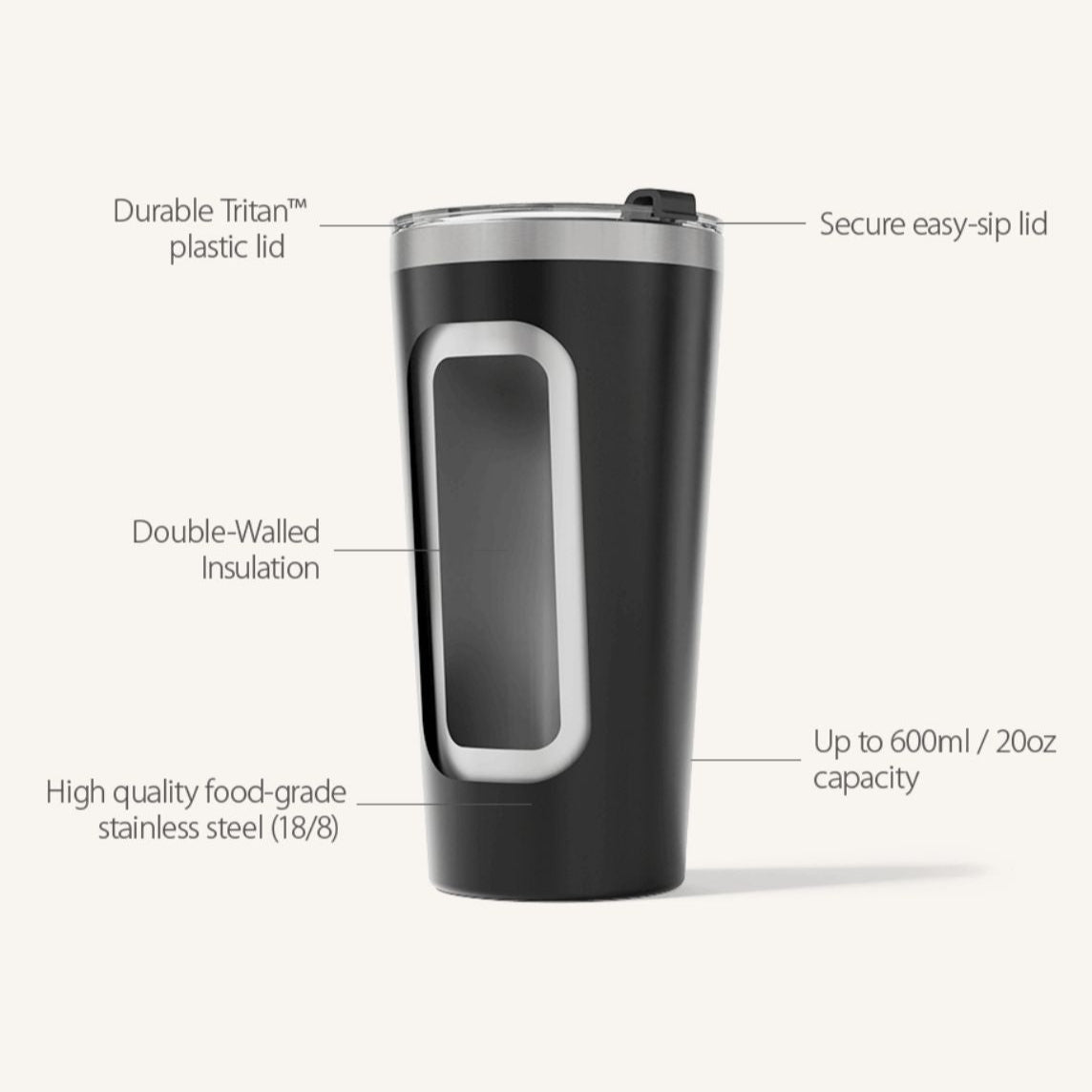 Constable 300ml Coffee Cup by Parcelle – luxury hamper with signature presentation, gourmet inclusions — Australia‑wide delivery