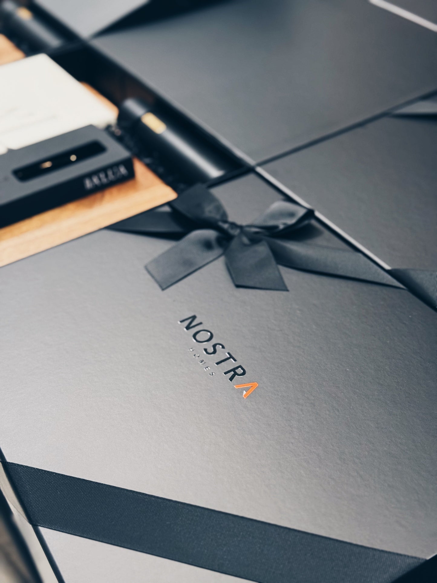 Premium branded corporate gift boxes for property developers Australia — Parcelle luxury settlement gifts