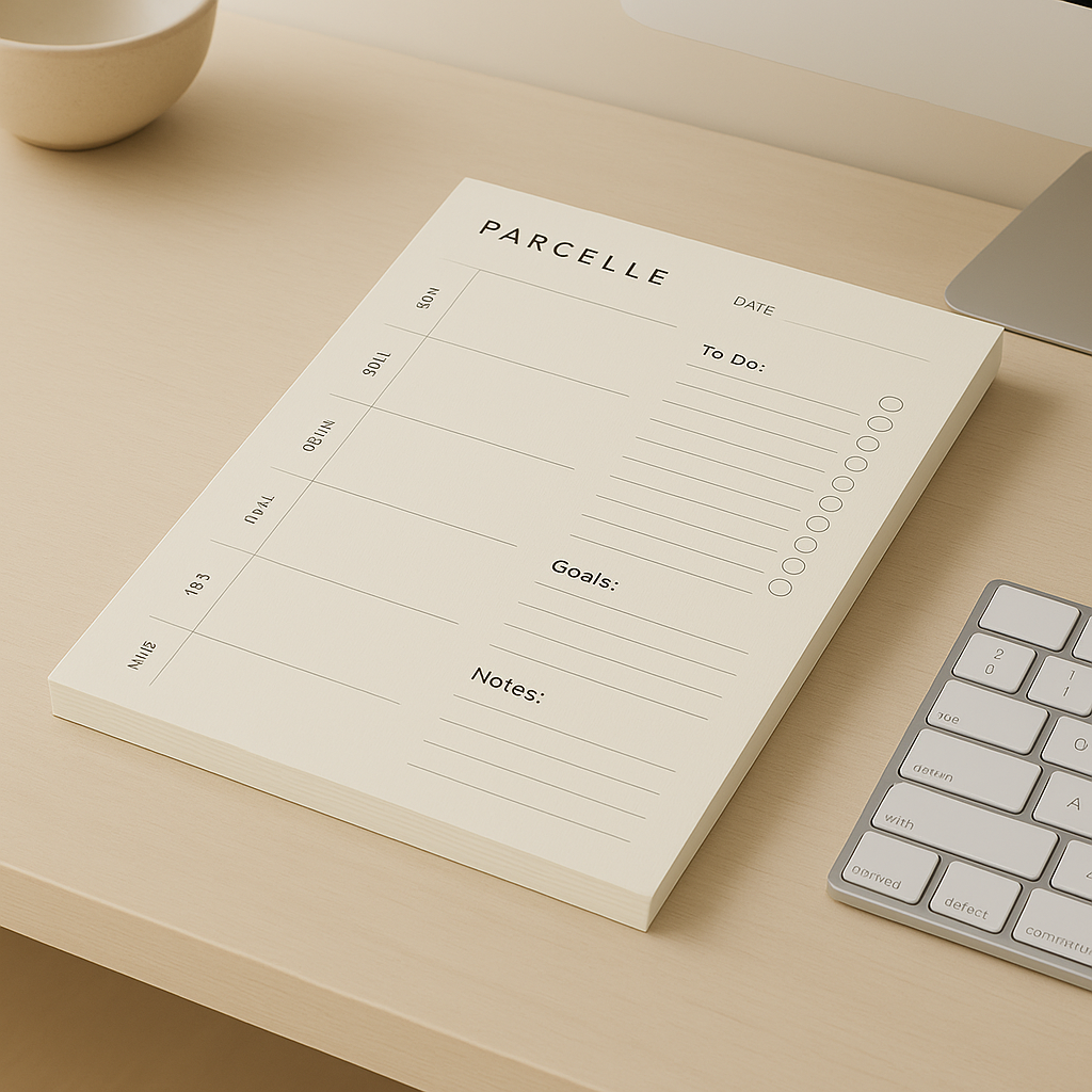 Daily Branded Notepad | Custom Logo Office Gift | Parcelle Australia