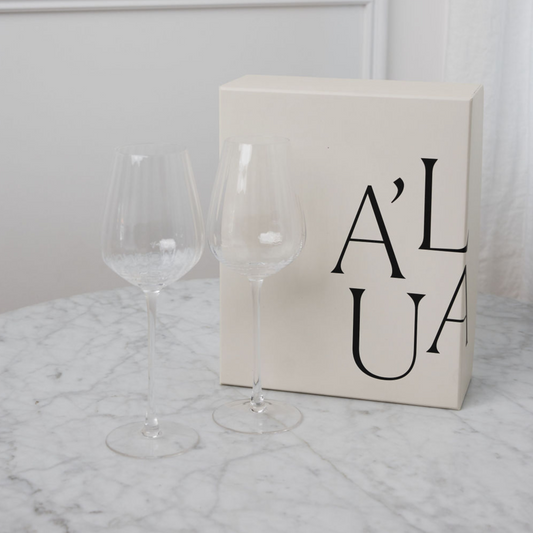 A'lua Home Wine Glass Gift Box Set