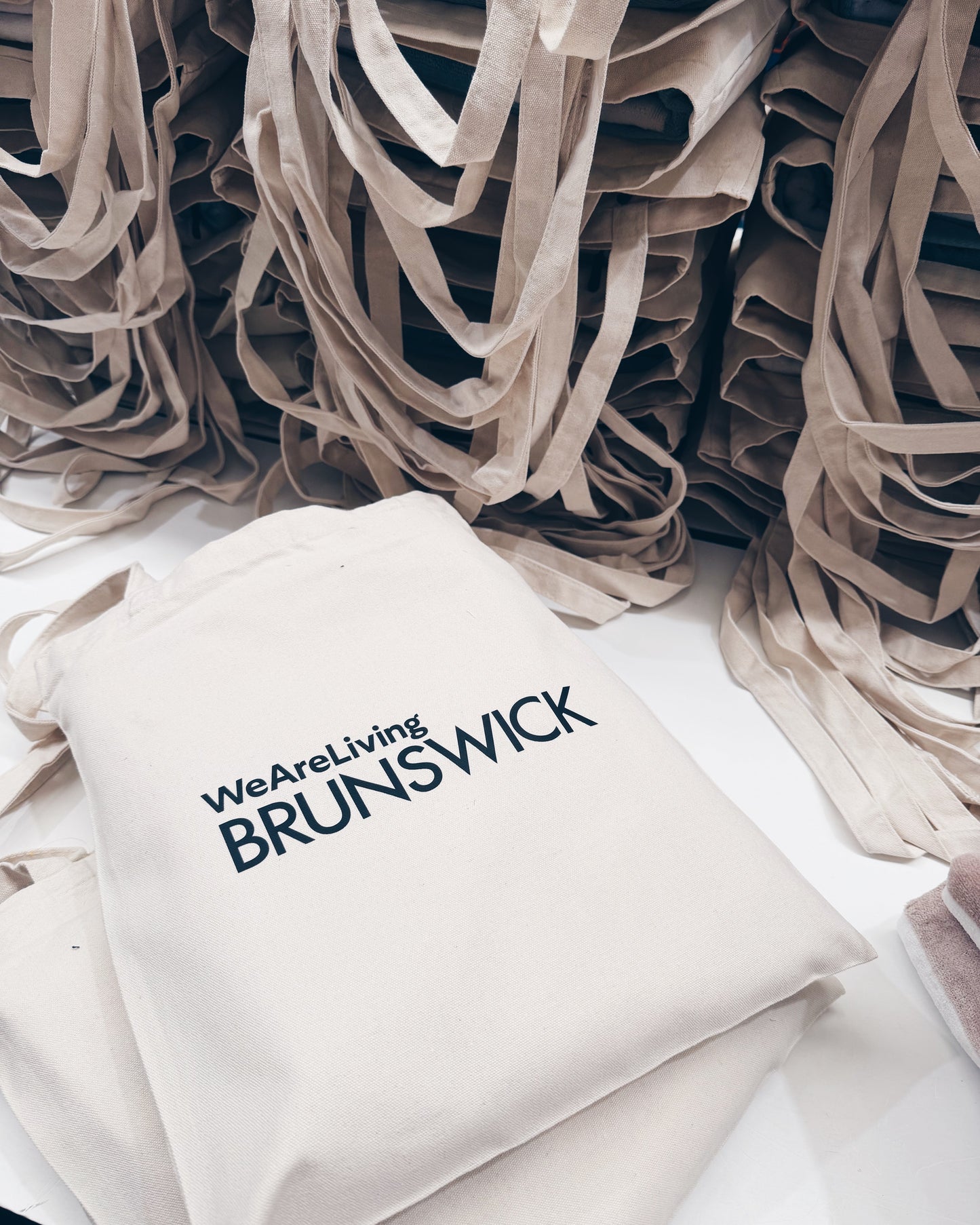 Property development handover gift totes