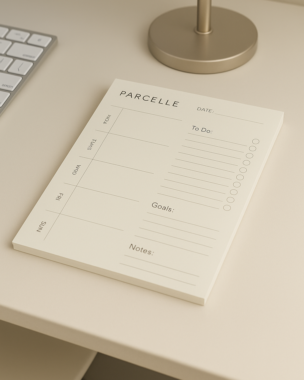 Daily Branded Notepad | Custom Logo Office Gift | Parcelle Australia