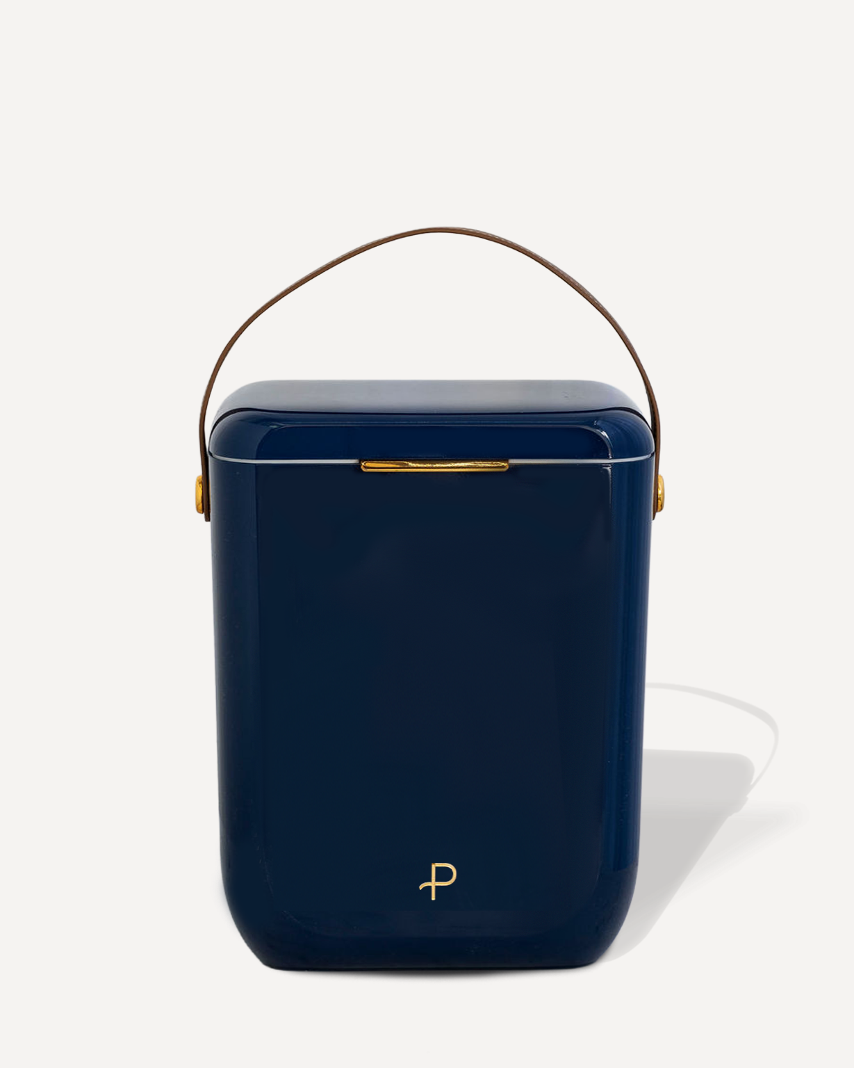Parcelle | French Navy Kewlr luxury cooler with gold accents by Parcelle – premium insulated cooler for corporate gifts and hampers