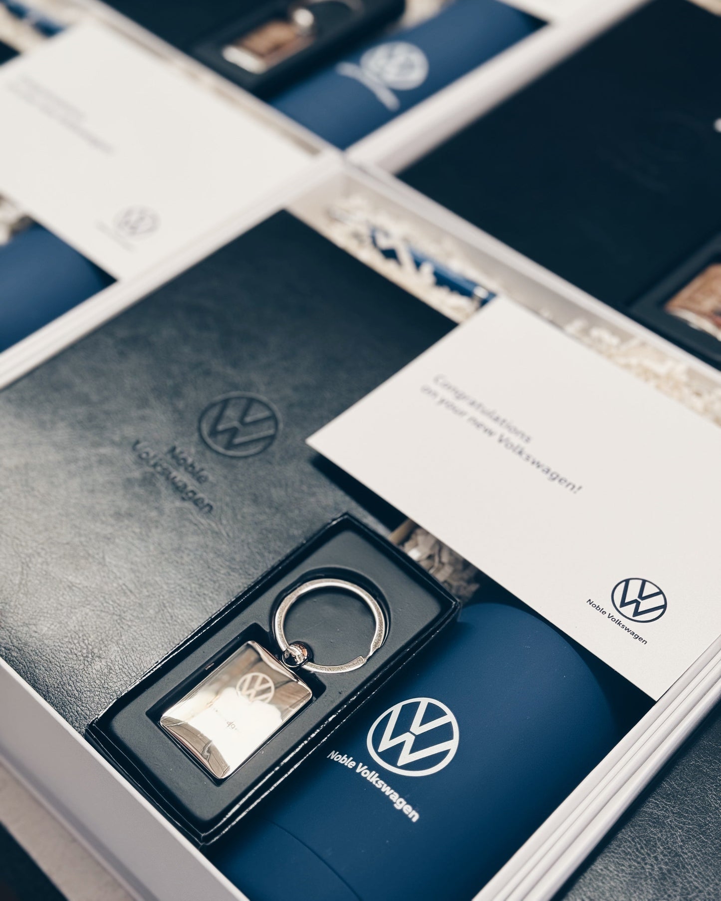 Branded merch and gift sets for corporate campaigns