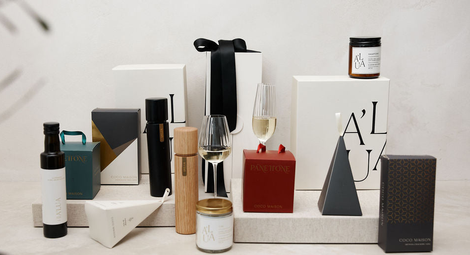 Parcelle | A collection of Coco Maison and A'lua Home products, exclusively developed and designed by Parcelle. Featuring luxury homewares and gourmet treats, perfect for adding sophistication to any Christmas gift, ideal for Australian corporate and personal gifting