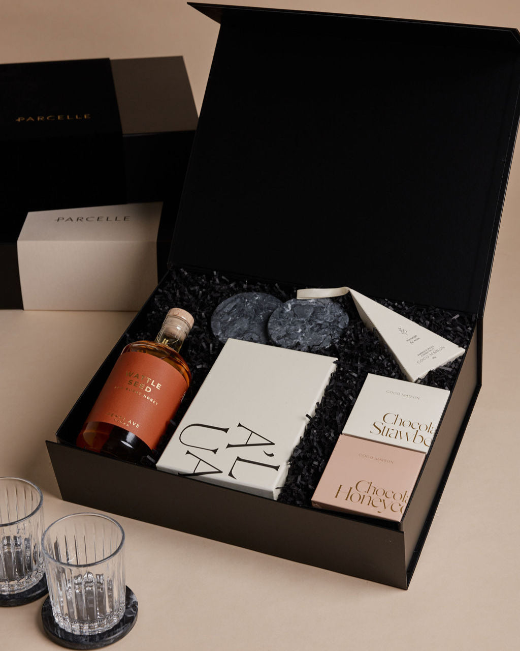 The Distillery by Parcelle – luxury hamper with signature presentation, gourmet inclusions — Australia‑wide delivery