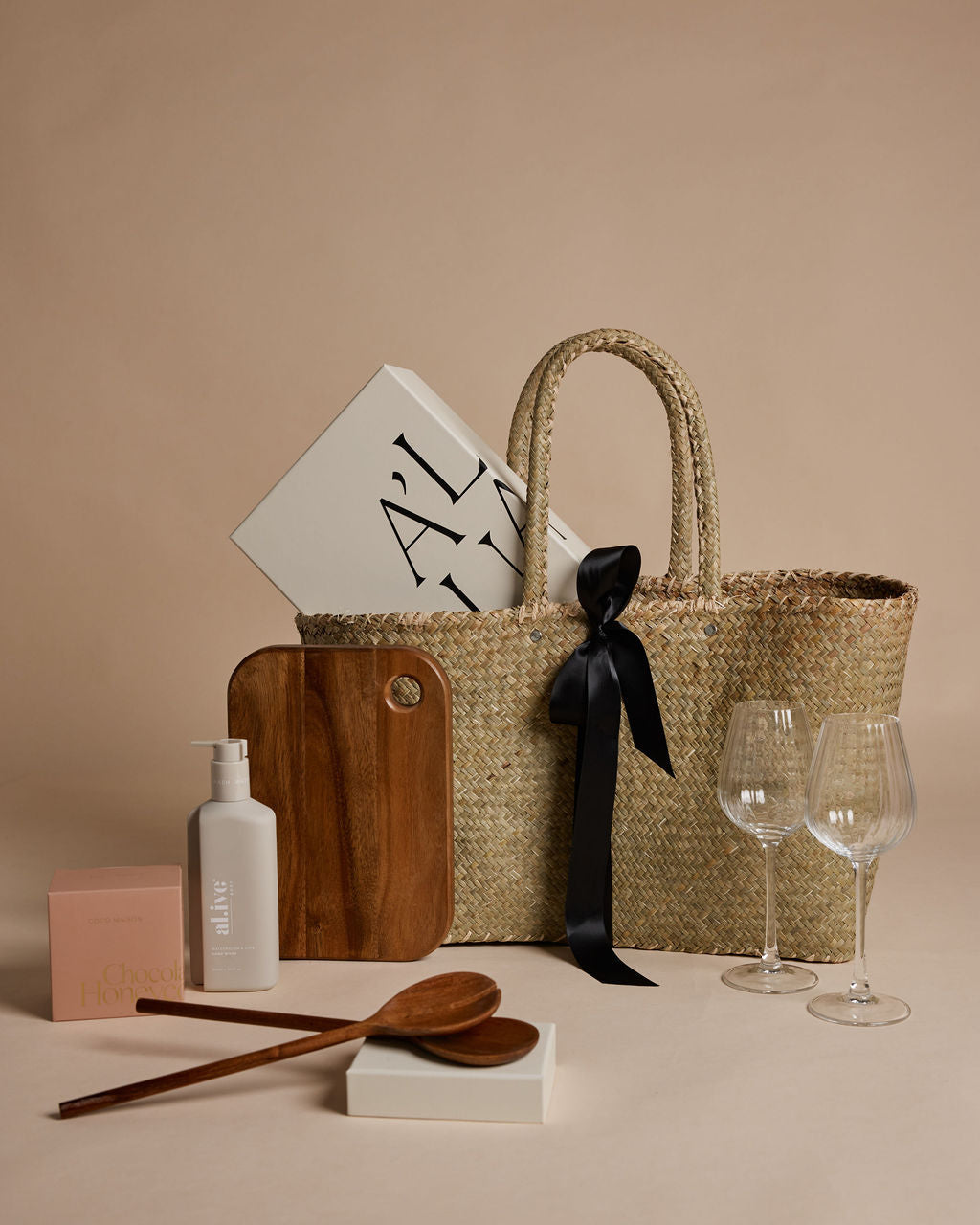 Tranquil Nest Market Tote by Parcelle – luxury gift tote with signature presentation, gourmet inclusions — Australia‑wide delivery