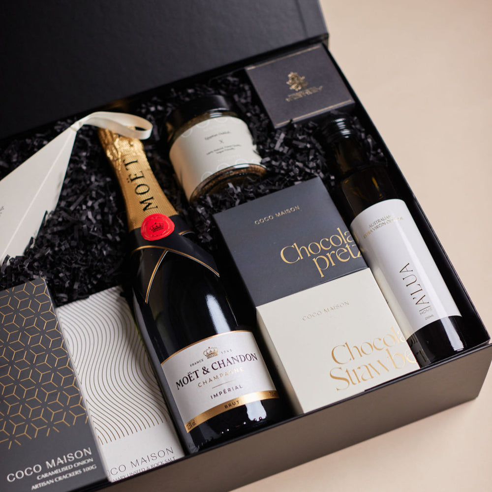 
                      
                        Savoury Indulgence with Moet
                      
                    