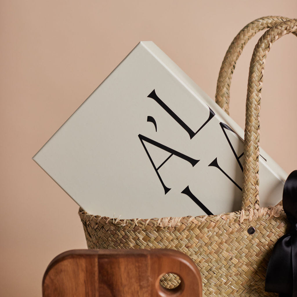 Tranquil Nest Market Tote by Parcelle – luxury gift tote with signature presentation, gourmet inclusions — Australia‑wide delivery