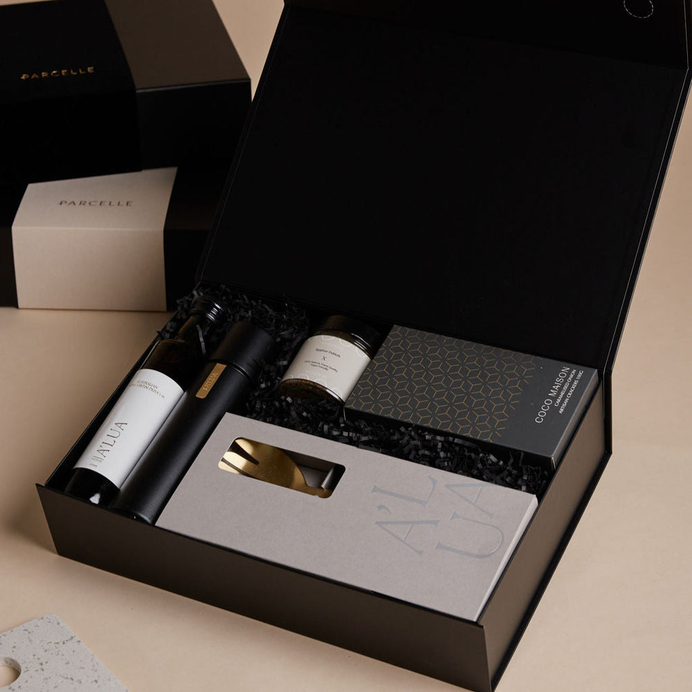 Parcelle | The Residence luxury pantry gift hamper by Parcelle – gourmet and home essentials