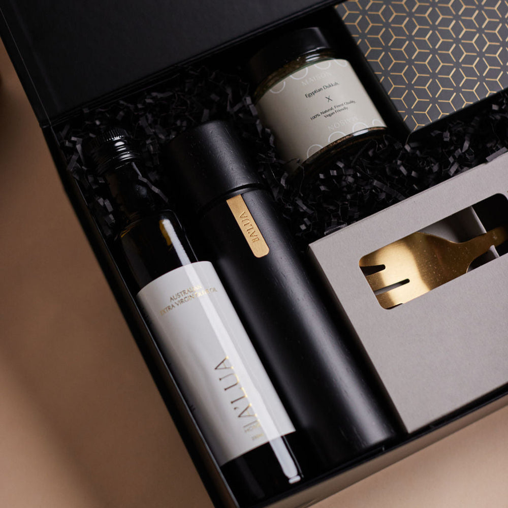 Parcelle | A’Lua Home wooden salt or pepper grinder featured in The Residence gift box