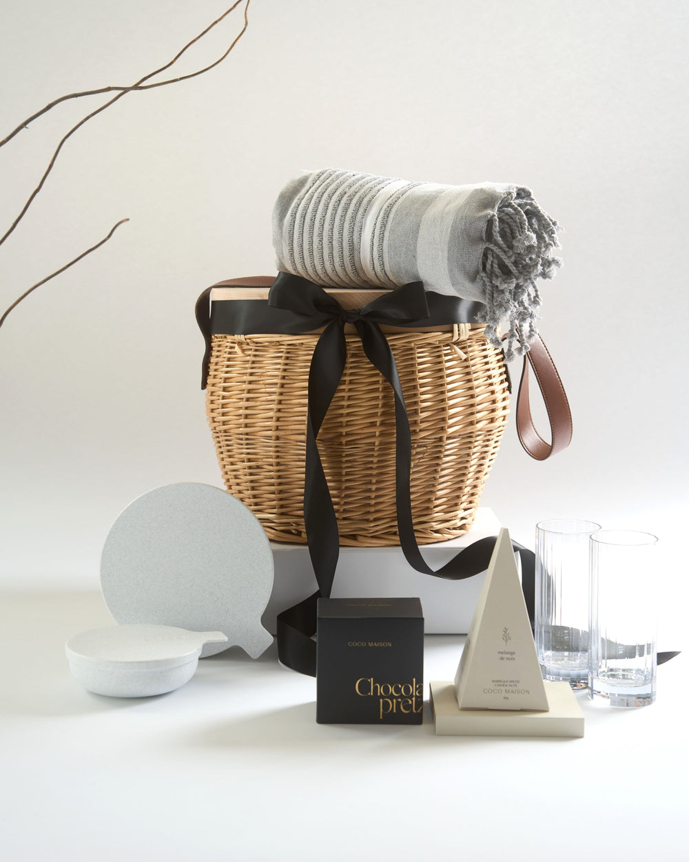 Parcelle | A Styled Picnic Basket Luxury ift Set